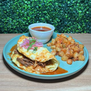 The Birria Omlette/Scramble